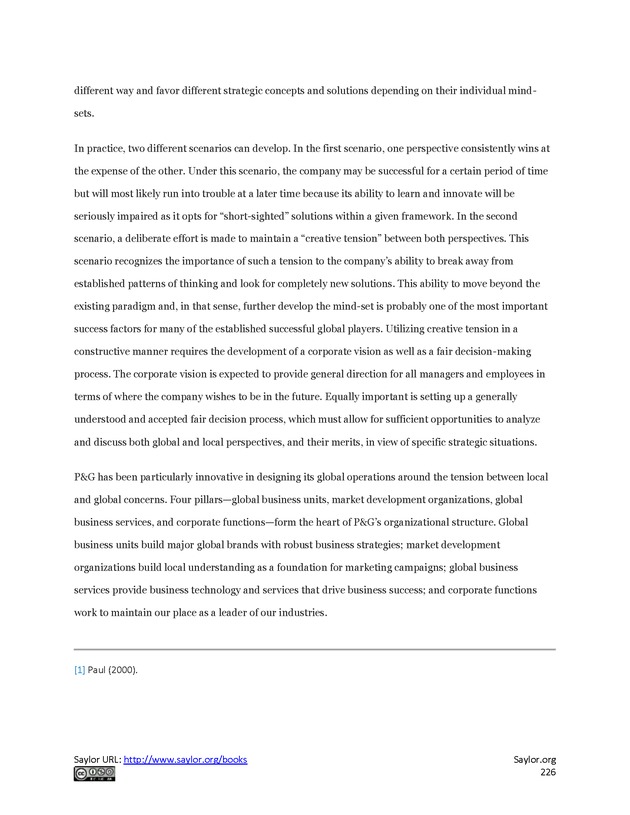 Fundamentals of Global Strategy - Page 226